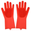 Image of Multifunction Silicone Cleaning Gloves Magic Silicone Dish Washing Gloves