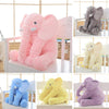 Image of Large Plush Elephant Doll Toy Kids Sleeping Back