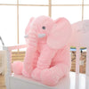 Image of Large Plush Elephant Doll Toy Kids Sleeping Back