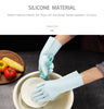 Image of Multifunction Silicone Cleaning Gloves Magic Silicone Dish Washing Gloves