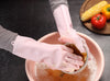 Image of Multifunction Silicone Cleaning Gloves Magic Silicone Dish Washing Gloves