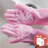 Image of Multifunction Silicone Cleaning Gloves Magic Silicone Dish Washing Gloves