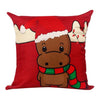 Image of Merry Christmas Decoration For Home Santa Claus Reindeer Pillow Case