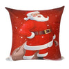 Image of Merry Christmas Decoration For Home Santa Claus Reindeer Pillow Case