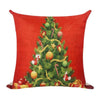 Image of Merry Christmas Decoration For Home Santa Claus Reindeer Pillow Case