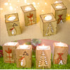 Image of Santa Claus Snowman Light Merry Christmas Decor