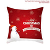 Image of Merry Christmas Decoration For Home Santa Claus Reindeer Pillow Case