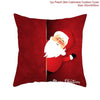 Image of Merry Christmas Decoration For Home Santa Claus Reindeer Pillow Case