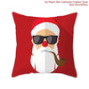 Image of Merry Christmas Decoration For Home Santa Claus Reindeer Pillow Case