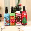 Image of Christmas Wine Bottle Cover Christmas Decorations for Home Santa Claus Stocking Gift Holders Xmas New Year 2019 Decor