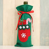 Image of Christmas Wine Bottle Cover Christmas Decorations for Home Santa Claus Stocking Gift Holders Xmas New Year 2019 Decor