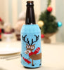 Image of Christmas Wine Bottle Cover Christmas Decorations for Home Santa Claus Stocking Gift Holders Xmas New Year 2019 Decor