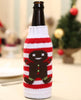 Image of Christmas Wine Bottle Cover Christmas Decorations for Home Santa Claus Stocking Gift Holders Xmas New Year 2019 Decor