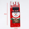 Image of Christmas Wine Bottle Cover Christmas Decorations for Home Santa Claus Stocking Gift Holders Xmas New Year 2019 Decor