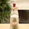 Image of Christmas Wine Bottle Cover Christmas Decorations for Home Santa Claus Stocking Gift Holders Xmas New Year 2019 Decor