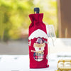 Image of Christmas Wine Bottle Cover Christmas Decorations for Home Santa Claus Stocking Gift Holders Xmas New Year 2019 Decor