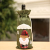 Image of Christmas Wine Bottle Cover Christmas Decorations for Home Santa Claus Stocking Gift Holders Xmas New Year 2019 Decor