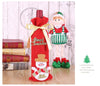 Image of Christmas Wine Bottle Cover Christmas Decorations for Home Santa Claus Stocking Gift Holders Xmas New Year 2019 Decor