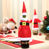 Image of Christmas Wine Bottle Cover Christmas Decorations for Home Santa Claus Stocking Gift Holders Xmas New Year 2019 Decor