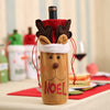 Image of Christmas Wine Bottle Cover Christmas Decorations for Home Santa Claus Stocking Gift Holders Xmas New Year 2019 Decor