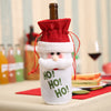 Image of Christmas Wine Bottle Cover Christmas Decorations for Home Santa Claus Stocking Gift Holders Xmas New Year 2019 Decor