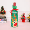 Image of Christmas Wine Bottle Cover Christmas Decorations for Home Santa Claus Stocking Gift Holders Xmas New Year 2019 Decor