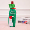 Image of Christmas Wine Bottle Cover Christmas Decorations for Home Santa Claus Stocking Gift Holders Xmas New Year 2019 Decor