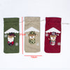 Image of Christmas Wine Bottle Cover Christmas Decorations for Home Santa Claus Stocking Gift Holders Xmas New Year 2019 Decor