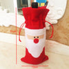 Image of Christmas Wine Bottle Cover Christmas Decorations for Home Santa Claus Stocking Gift Holders Xmas New Year 2019 Decor