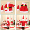 Image of Christmas Wine Bottle Cover Christmas Decorations for Home Santa Claus Stocking Gift Holders Xmas New Year 2019 Decor