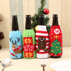 Image of Christmas Wine Bottle Cover Christmas Decorations for Home Santa Claus Stocking Gift Holders Xmas New Year 2019 Decor