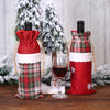 Image of Christmas Wine Bottle Cover Christmas Decorations for Home Santa Claus Stocking Gift Holders Xmas New Year 2019 Decor