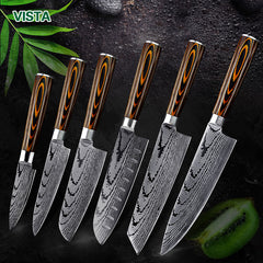 High Carbon Stainless Steel Chef Knives Japanese