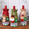 Image of Christmas Wine Bottle Cover Christmas Decorations for Home Santa Claus Stocking Gift Holders Xmas New Year 2019 Decor