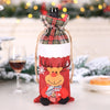 Image of Christmas Wine Bottle Cover Christmas Decorations for Home Santa Claus Stocking Gift Holders Xmas New Year 2019 Decor