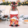 Image of Christmas Wine Bottle Cover Christmas Decorations for Home Santa Claus Stocking Gift Holders Xmas New Year 2019 Decor