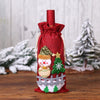 Image of Christmas Wine Bottle Cover Christmas Decorations for Home Santa Claus Stocking Gift Holders Xmas New Year 2019 Decor