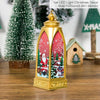 Image of Santa Claus Snowman Light Merry Christmas Decor