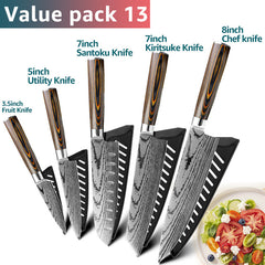 High Carbon Stainless Steel Chef Knives Japanese