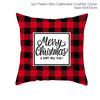 Image of Merry Christmas Decoration For Home Santa Claus Reindeer Pillow Case