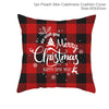 Image of Merry Christmas Decoration For Home Santa Claus Reindeer Pillow Case