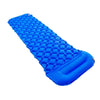 Image of Outdoor Inflatable Camping Mat Pad Cushion Protable TPU Beach Sleeping Mattress Moisture-proof Inflation Pad Field  With Pillow