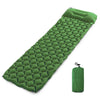 Image of Outdoor Inflatable Camping Mat Pad Cushion Protable TPU Beach Sleeping Mattress Moisture-proof Inflation Pad Field  With Pillow