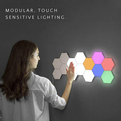 Modular Hexagon Touch Lights