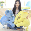 Image of Large Plush Elephant Doll Toy Kids Sleeping Back