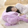 Image of Large Plush Elephant Doll Toy Kids Sleeping Back