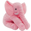 Image of Large Plush Elephant Doll Toy Kids Sleeping Back