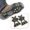 Image of 1 Pair 10 Studs Anti-Skid Ice Gripper Spike Winter Climbing Anti-Slip Snow Spikes Grips Cleats Over Shoes Covers Crampon