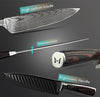 Image of High Carbon Stainless Steel Chef Knives Japanese