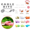 Image of Cute Animals USB Charger Cable Bite Protector